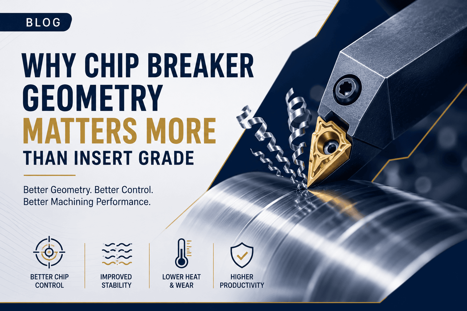What Is the Right Chip Breaker Geometry for Different CNC Machining Materials?